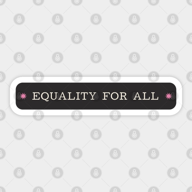 Gender Equality is a Fundamental Right Sticker by Alihassan-Art